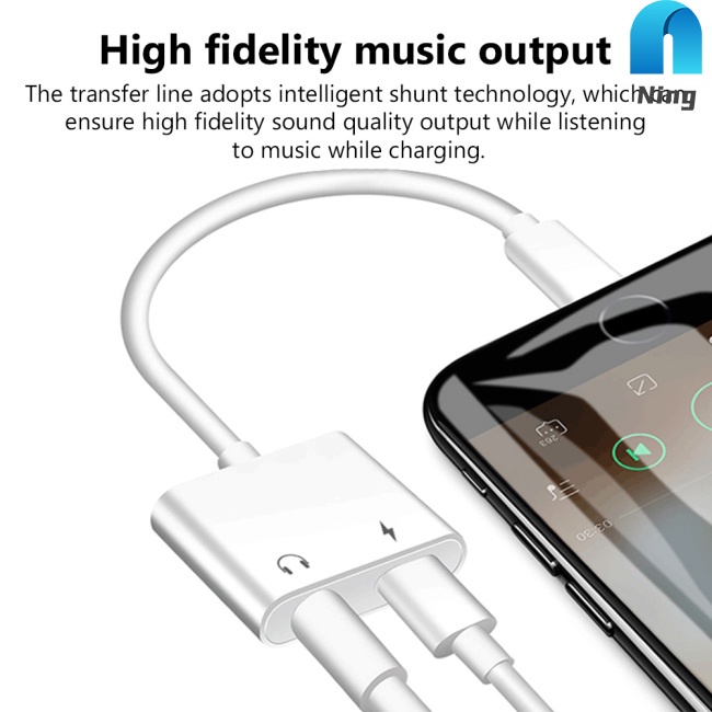 Cáp Chuyển Đổi Âm Thanh Jack Cắm 3.5mm Cho Iphone