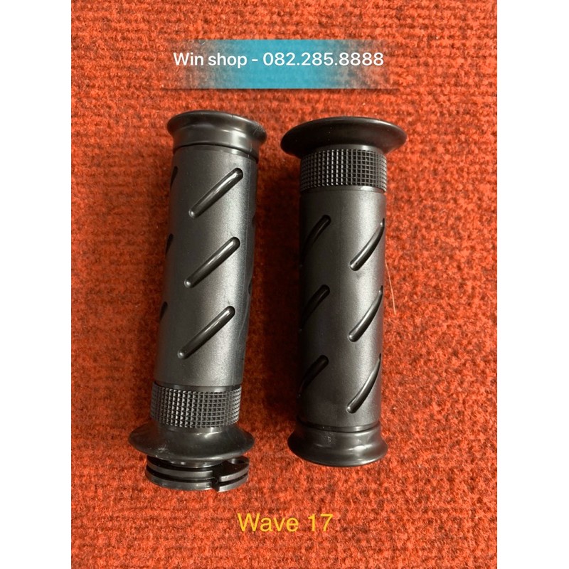 Tay nắm cao su xe máy - Kiểu các dòng xe dream/ Sirius/ SH/ Wave/ Air Blade/... [Tay nắm kèm gù]