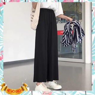 [ MUA NGAY - SP HAY ] Quần Đũi Ống Xuông Rộng Nữ, Quần Đũi Clutch Đen Phong Cách Vintage Hàn Quốc Thời Trang Nữ