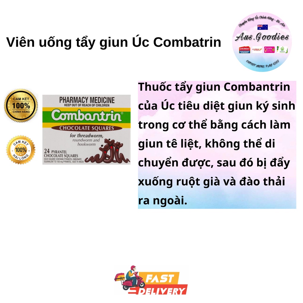 Ô tay giun socola Úc cho bé trên 1 tuổi