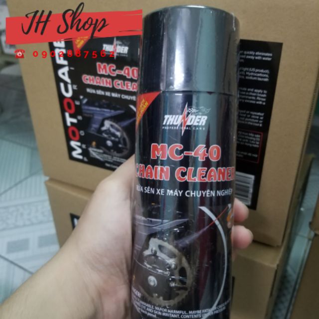 Chai vê sinh sên xe máy MC-40 Thunder Chain Cleaner