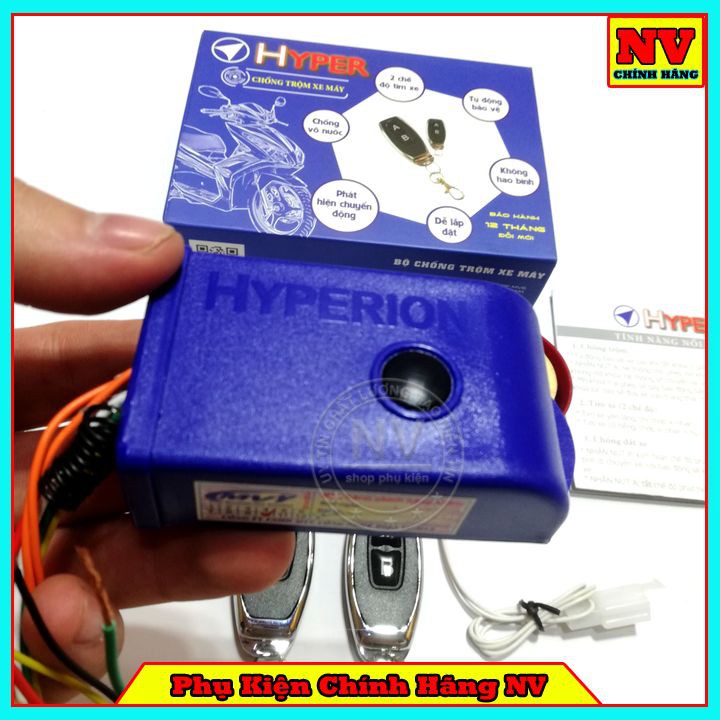 Chống Trộm Xe Máy Hyper Chính Hãng MVS Dùng Cho Nhiều Dòng Xe - BH 1 Năm