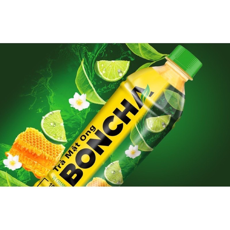 THÙNG 24 CHAI TRÀ MẬT ONG BONCHA VỊ TẮC/ CHANH MẬT ONG 450ML
