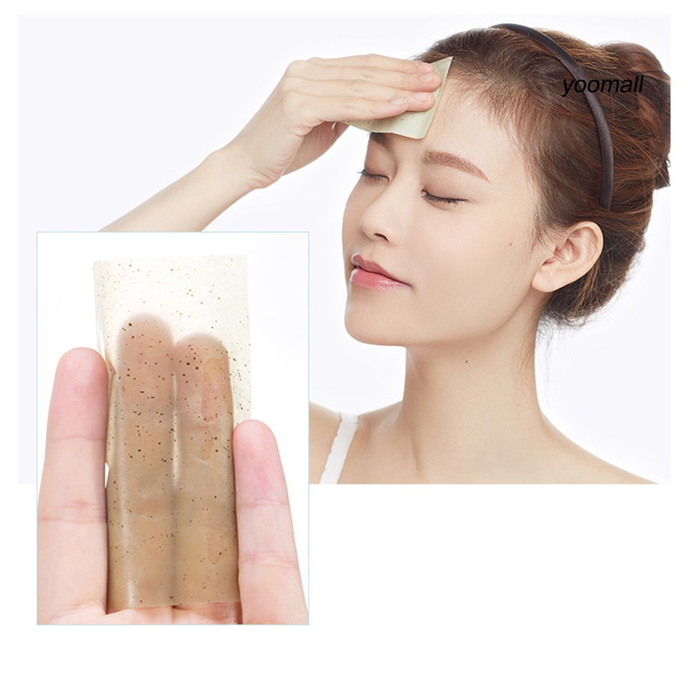 [Hàng mới về] Bộ 100 Giấy Thấm Dầu Chiết Xuất Thực Vật Thoáng Khí Tiện Dụng Cho Trang Điểm