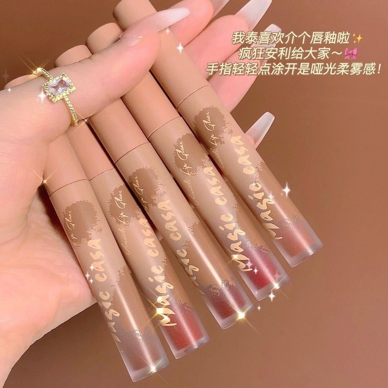 Bộ Son Lì Magic Casa Zhi Thiết Kế Vỏ Son Độc Đáo Thời Trang