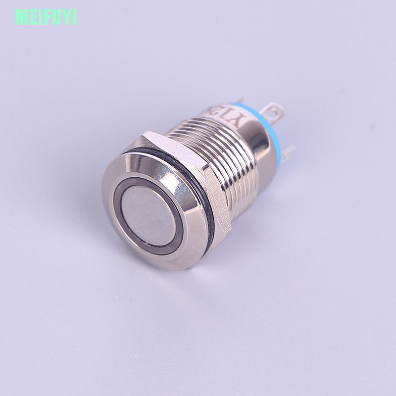 Nút Bấm Có Đèn Led Bằng Kim Loại 12mm Meifuyi