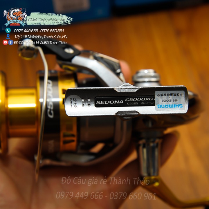 ⭐️MÁY CÂU CÁ ⭐️ Shimano Sedona C5000XG Chính Hãng, ngôn ngữ thiết kế cực đẹp, máy khoẻ, mươt, tải cá to, cực bền.