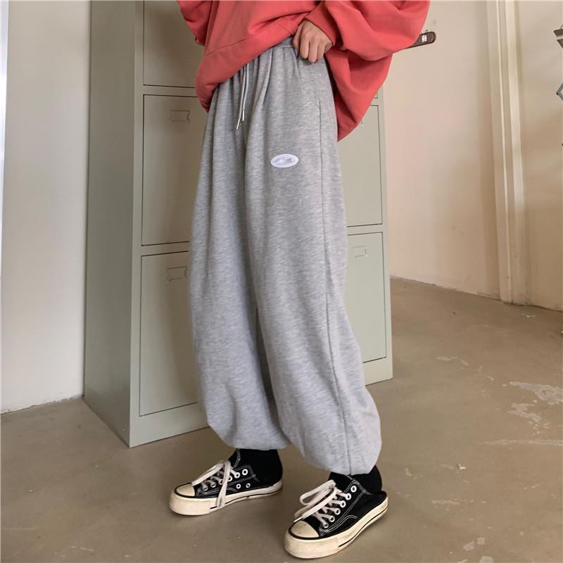 quần ống rộng Màu Trơn Thời Trang Hè 2021 Phong Cách Hàn Quốc Cho Nữ