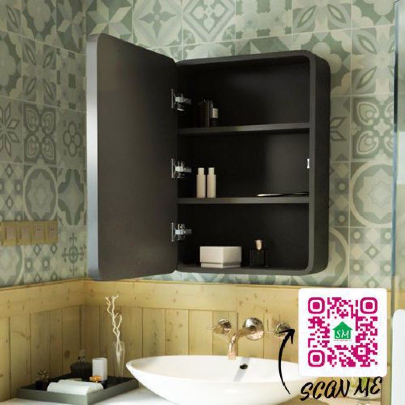 TỦ GƯƠNG TREO TƯỜNG PHÒNG TẮM SMHOME NT08