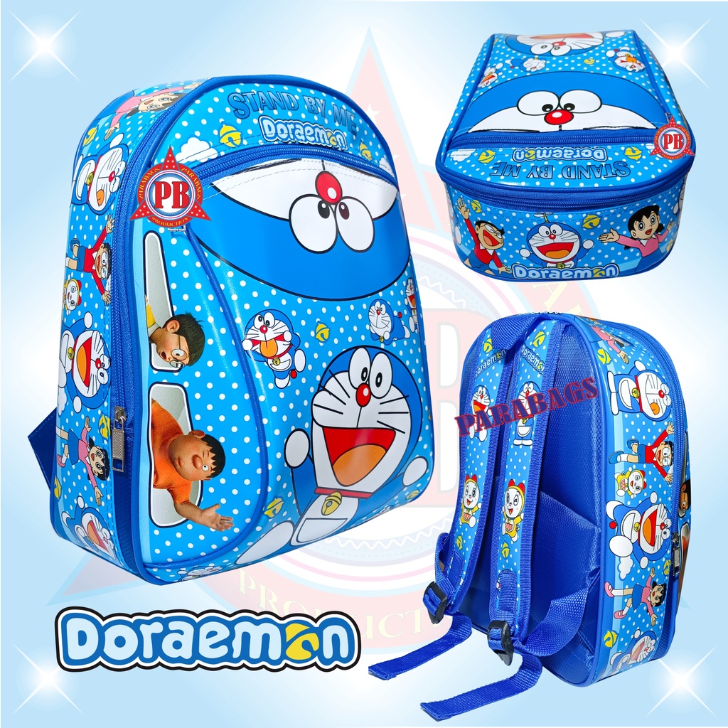 Ba Lô Đi Học Họa Tiết DORAEMON Chất Lượng Cao
