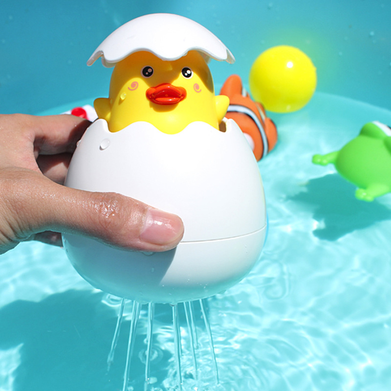 Đồ chơi tắm HDY hình quả trứng chim cánh cụt vịt khủng long dễ thương dành cho bé