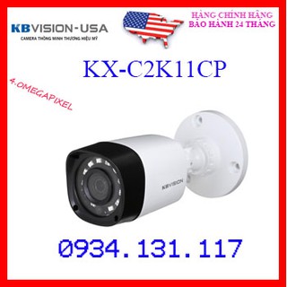 Camera HDCVI hồng ngoại 4.0 Megapixel KBVISION KX-C2K11CP (THAY THẾ KX-2K11CP)
