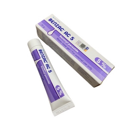 Benzac AC 5 Benzoyl Peroxide 5% Gel Hỗ Trợ Gi ả m M ụ n 15g