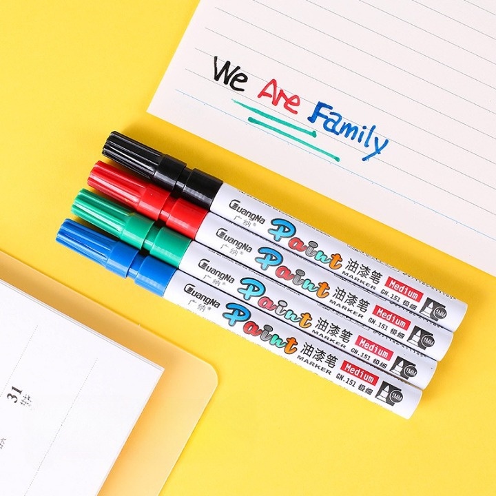 Bút sơn Paint 8 màu nét 1mm, 0.7 mm vẽ trên nhiều chất liệu Paint Marker Medium. MS: GN151
