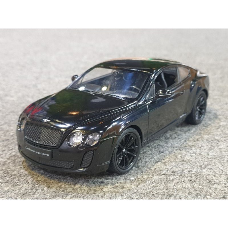 Xe Mô Hình Bentley Continental 1:24 Welly (Đen)