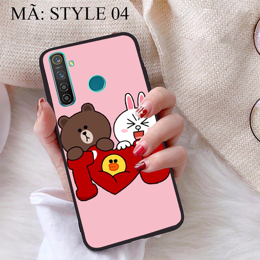 Ốp lưng Realme 5 Pro viền dẻo TPU BST Phong Cách Trẻ Trung