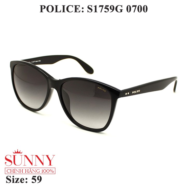 Kính mát chính hãng Police S1759G màu sắc thời trang, thiết kế dễ đeo bảo vệ mắt