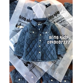 Áo Sơ Mi Bé Trai Trần Trám Denim Oshkosh