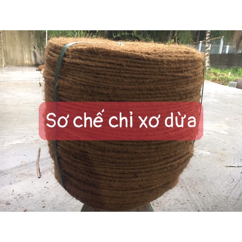 Sợi xơ dừa đơn 6-7 mm (cuộn 10kg)