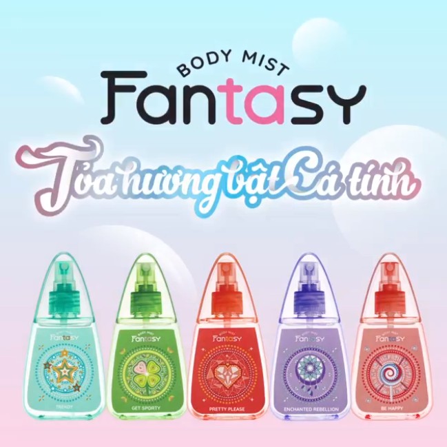 (100ml) Nước hoa toàn thân FANTASY 100ml | Thế Giới Skin Care