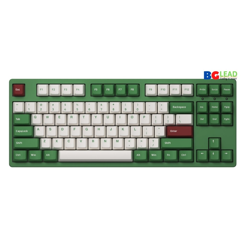 [Chính hãng] Bàn phím cơ AKKO 3087 v2 DS Matcha Red Bean (Akko switch v2) - Mai Hoàng phân phối và Bảo hành