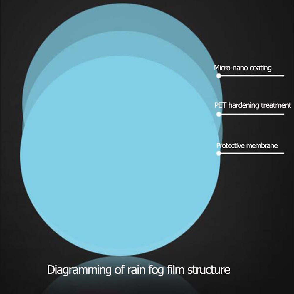Set 2 Miếng Dán Kính Chiếu Hậu Chống Nước / Sương Mù Cho Xe Ô Tô