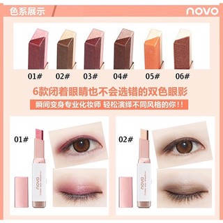 Phấn mắt Novo dạng thỏi 2 mầu
