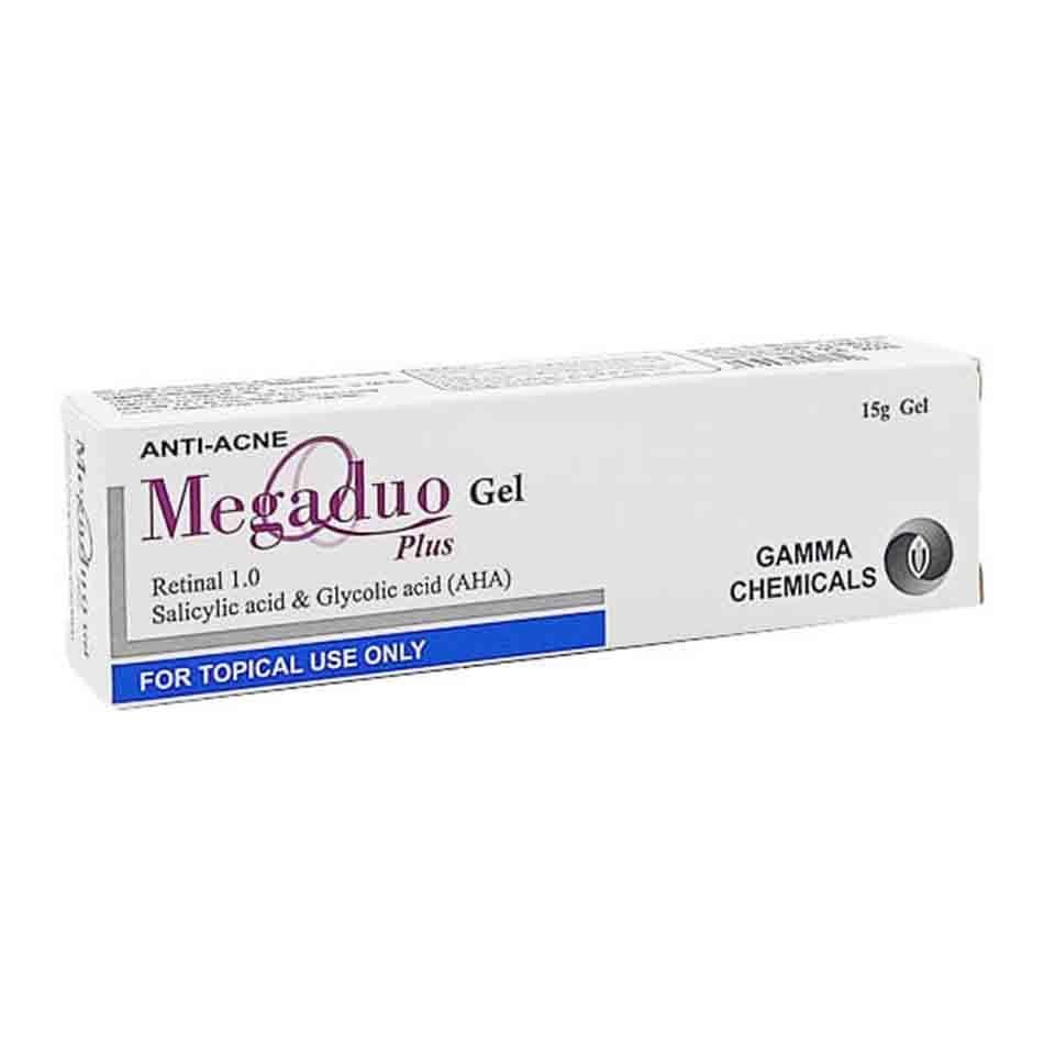 Gel giảm mụn ẩn, giảm thâm, dưỡng da Gamma Megaduo Plus Retinal 15g (Bản Plus Retinal 1.0)