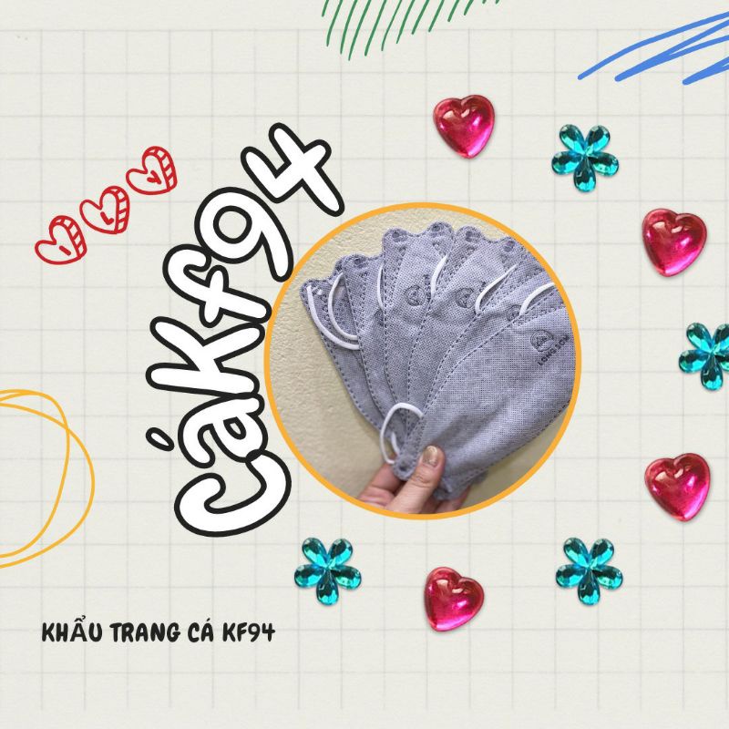 KHẨU TRANG KF94 KHÁNG KHUẨN NGỪA BỤI CÔNG NGHỆ HÀN QUỐC CẢM GIÁC AN TOÀN, THẨM MỸ CAO, DỄ CHỊU KHI SỬ DỤNG