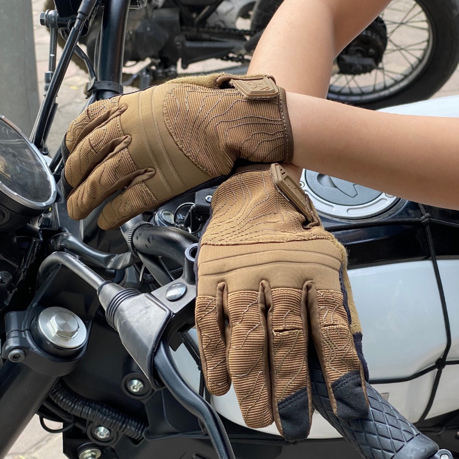 Găng tay vải Raw Moto 1 dành cho người đi phượt bằng xe máy Arrow