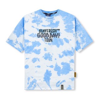 Áo Phông TSUN Stay Fresh For Good Day Phản Quang (Xanh/Hồng) - Áo Thun Wash Chữ Dạ Quang