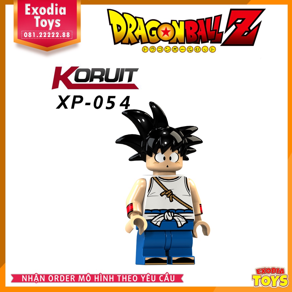 Xếp hình Minifigure nhân vật truyện manga Dragon Ball : 7 viên ngọc rồng - Đồ Chơi Lắp Ghép Sáng Tạo - KORUIT KT1007