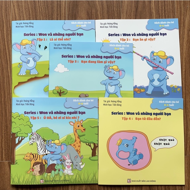 Sách - Series: Won và những người bạn - Bộ 5 cuốn