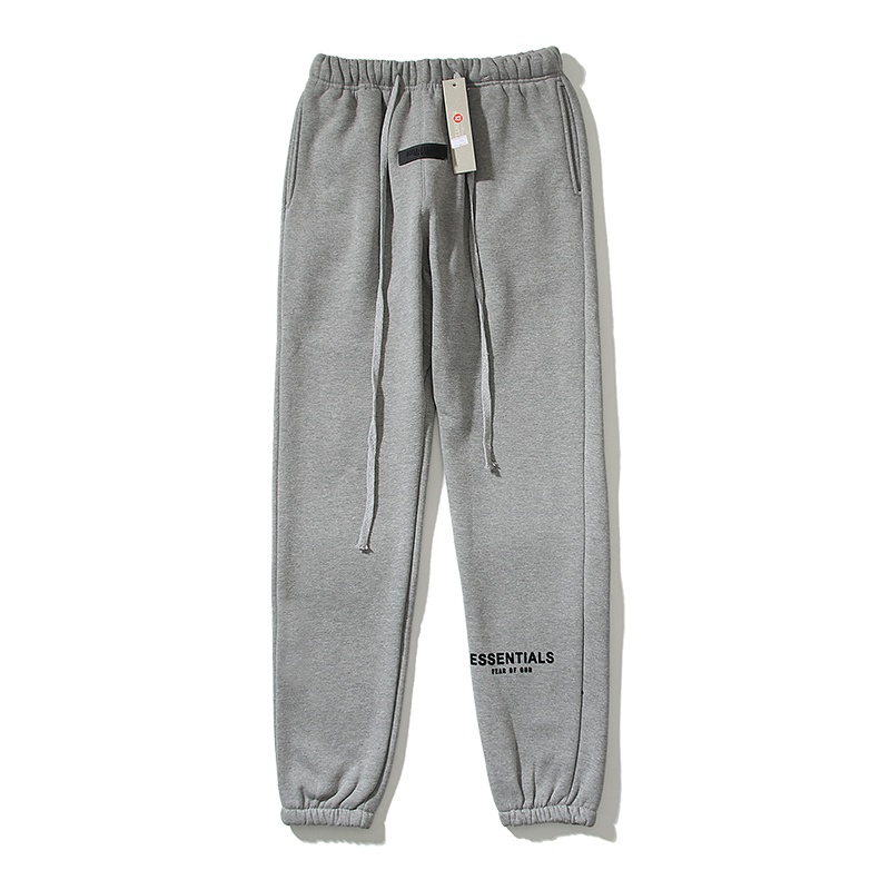 Fog ESSENTIALS Quần Thể Thao Lót Nhung In logo Thiết Kế Viền Đôi Tám Mùa