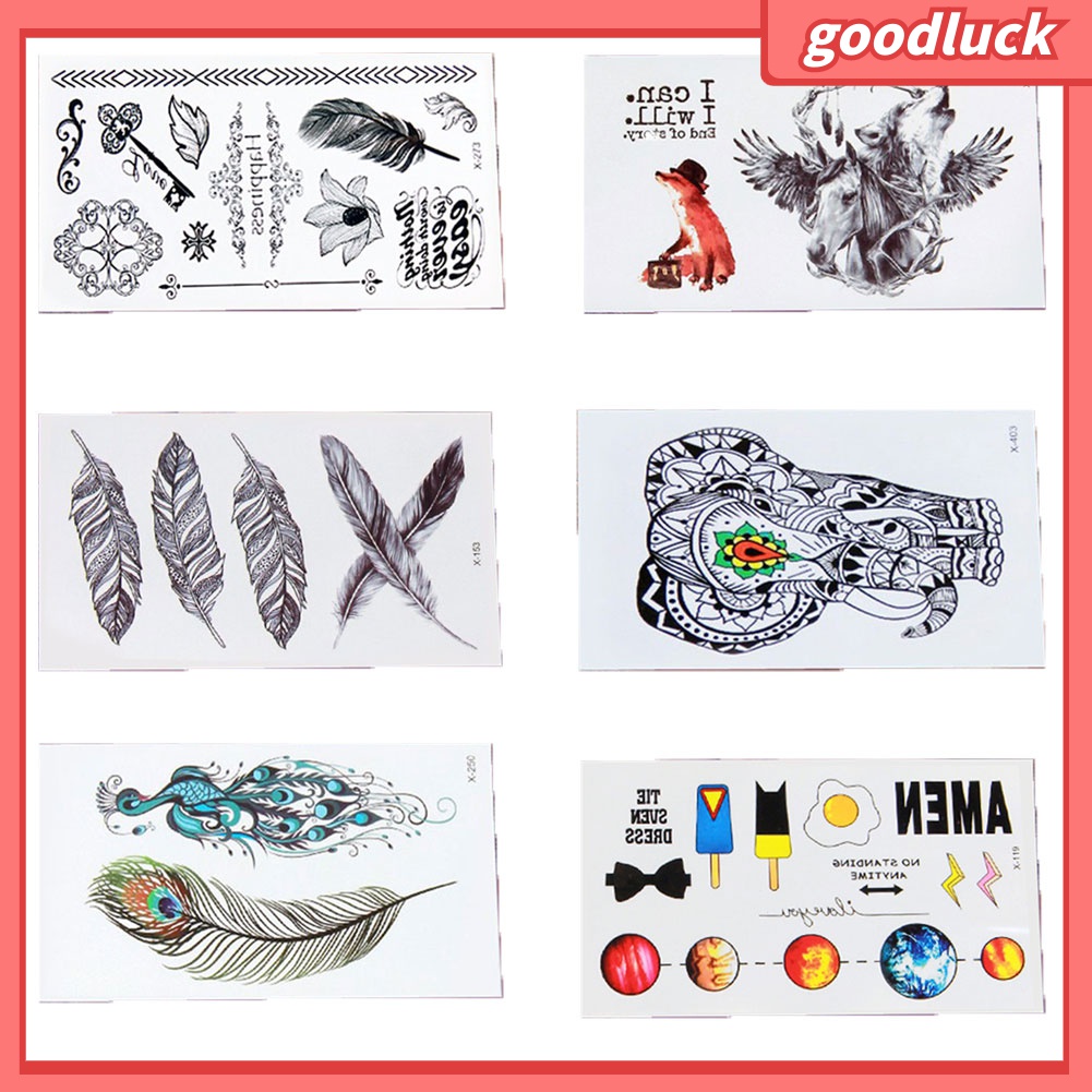 Hình Xăm Dán Tạm Thời Họa Tiết Dream Catcher 3D Chống Nước