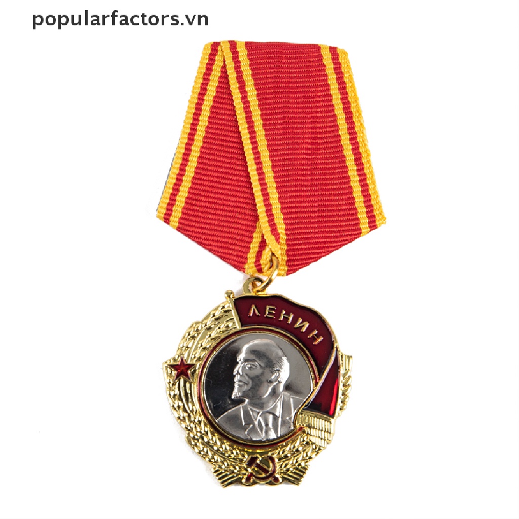 Huy Hiệu Quân Đội CCCP Orden Lenina USSR Lenin Pre Liên Xô Medal Nga Làm Quà Tặng