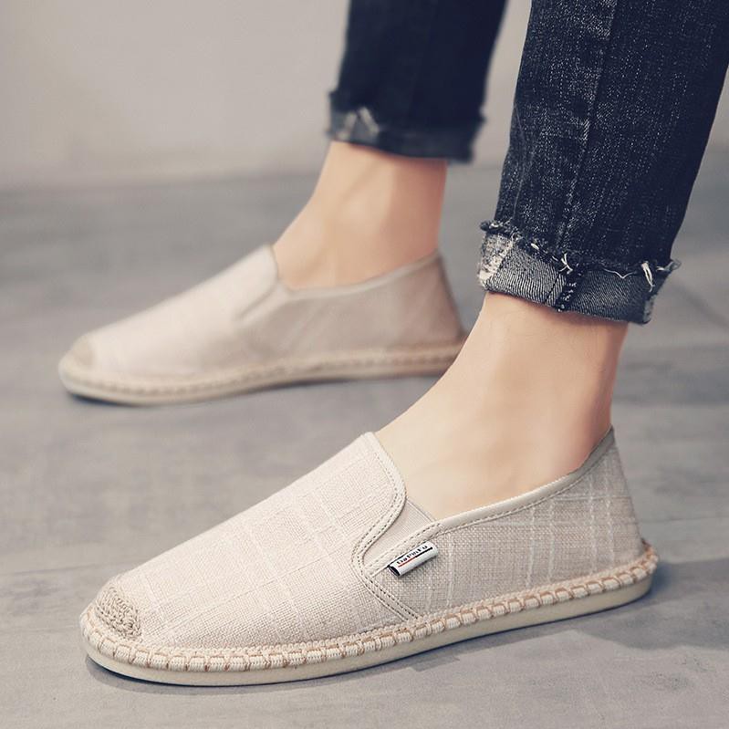 Slip on nam 2019 - Giày lười vải nam cao cấp - 3 màu đen, xám và be - Mã SP 2917 hàng Quảng Châu | BigBuy360 - bigbuy360.vn