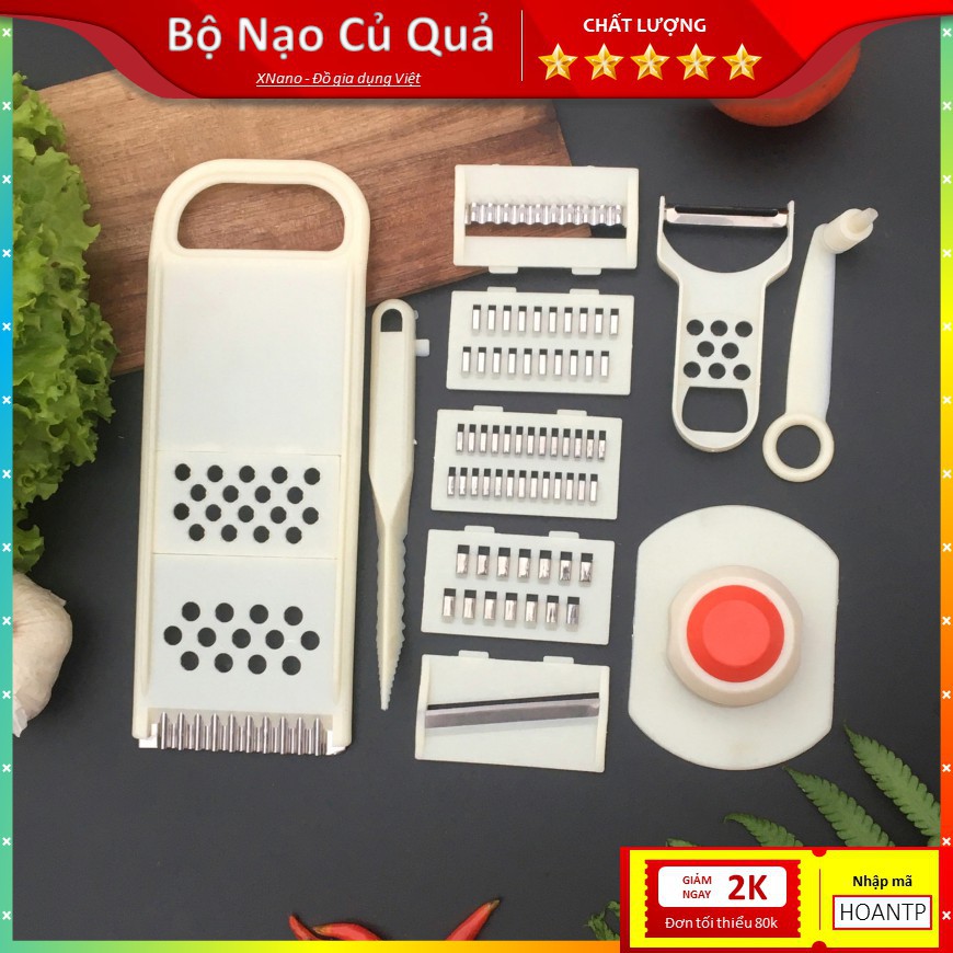 Bộ nạo đa năng 10 chi tiết cực xịn siều bền đẹp