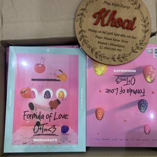 TWICE Monograph Formula of Love bản Limited hàng chính hãng