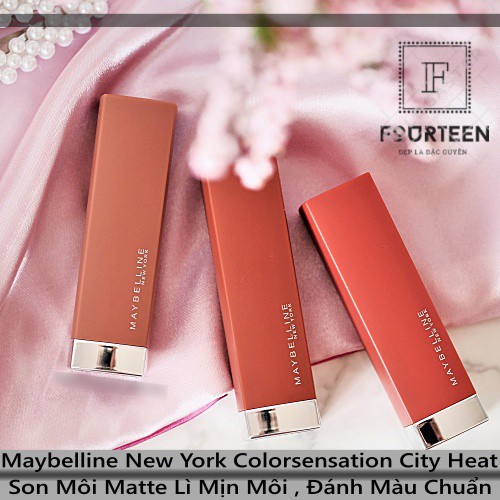 Son Môi Lì Maybelline New York Colorsensation City Heat Tông Đất 3.9g