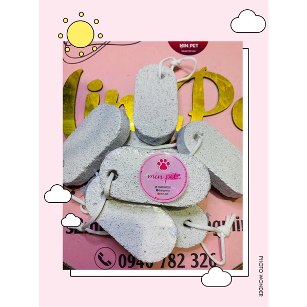 Mài răng canxi hình ovan cho hamster , chuột cảnh , sóc ,vẹt ….