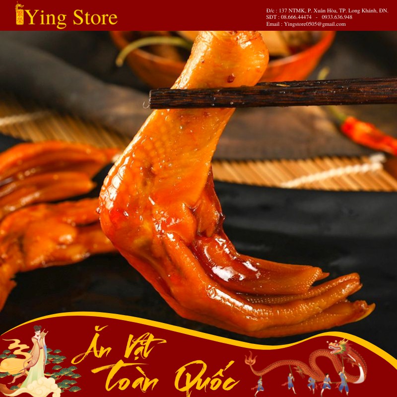 Chân Vịt Cay DaCheng vị tứ xuyên trung hoa cay nồng Yingstore | BigBuy360 - bigbuy360.vn