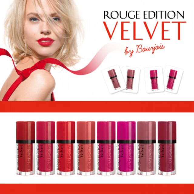 Son kem lì Bourjois Rouge Edition Velvet Matte Liquid Lipstick
