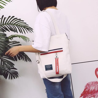 Túi tote thời trang 2 sọc (Khổ A4 - Kèm Ảnh Thật)