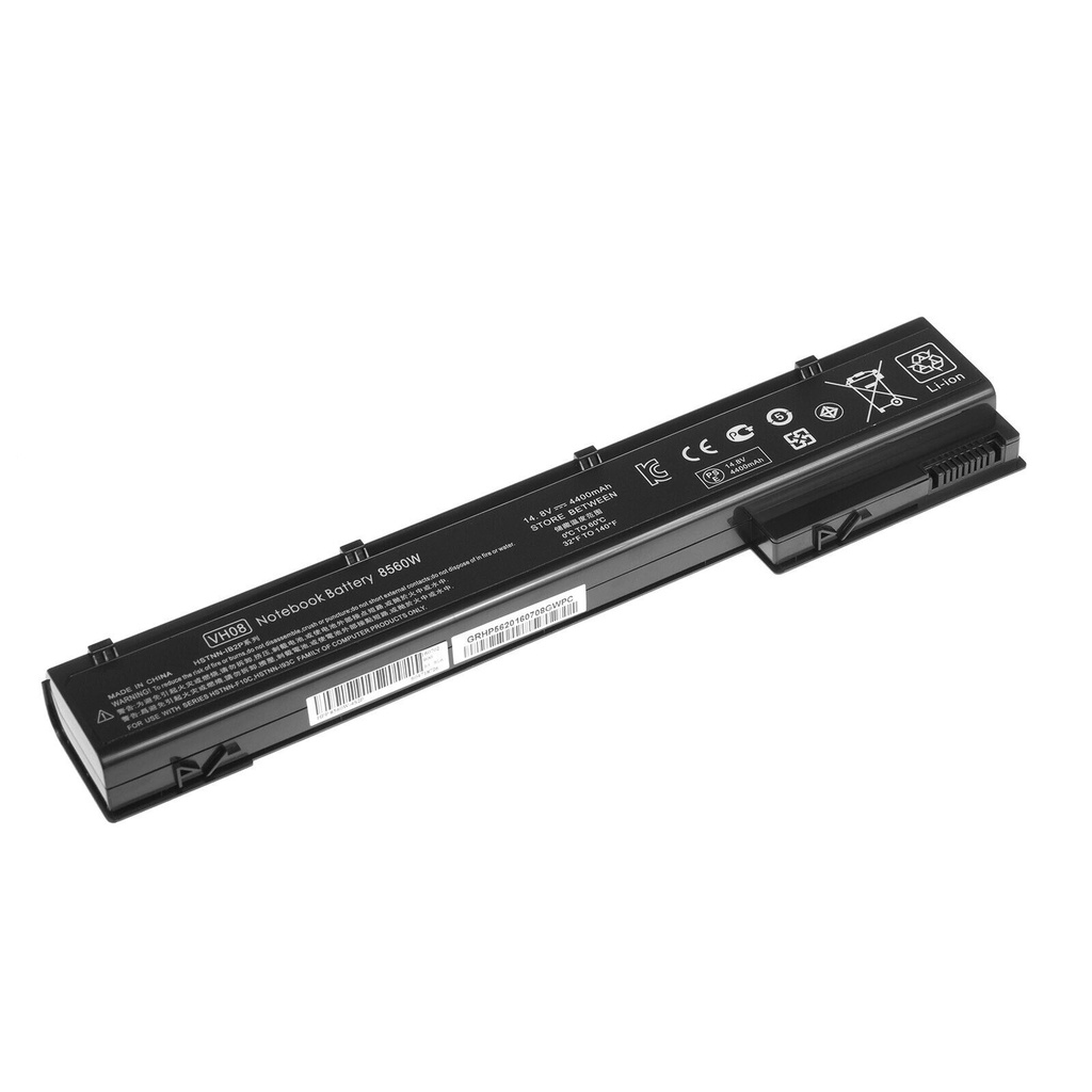 PIN LAPTOP HP EliteBook 8560w 8570w 8760w 8770w 8CELL NEW 100%