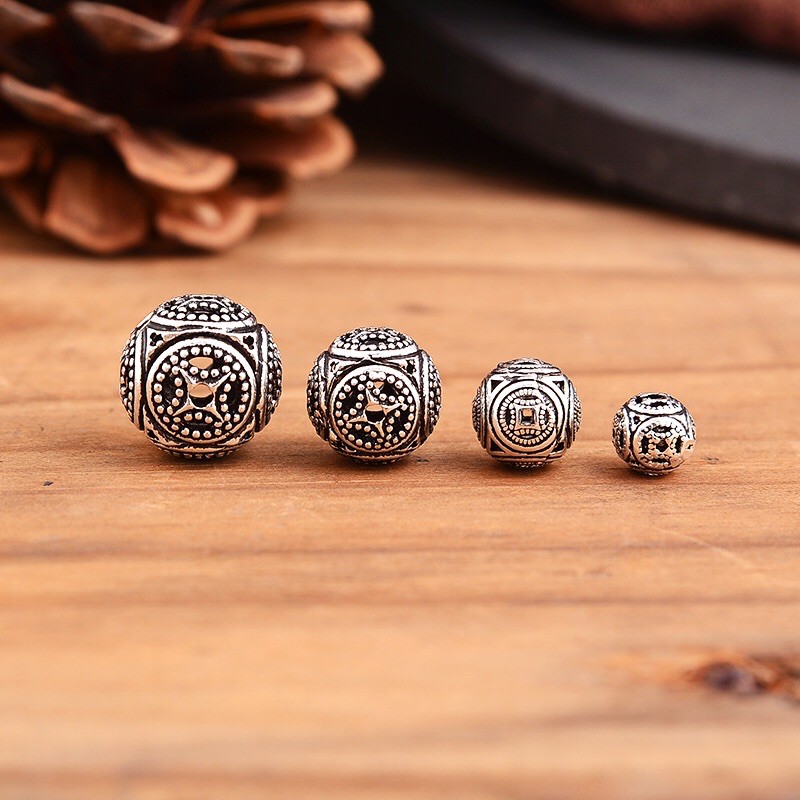 [S925] Charm Bi bạc may mắn 12mm