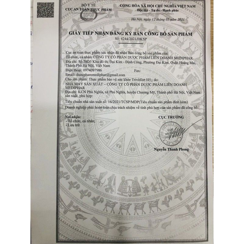 TRIVITFORT H5000 giúp bổ sung vitamin B1, B6, B12 cho cơ thể