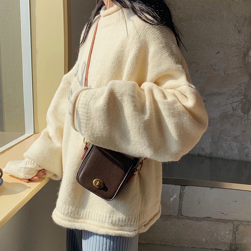 Túi Đeo Chéo Nữ Mini Phom Vuông Nhỏ Xinh Tiện Dụng Da Pu Bền Đẹp Giá Rẻ Phiên Bản Hàn Quốc Thời Trang Cá Tính