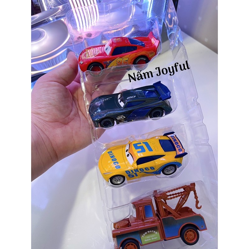 Bộ 4 xe ô tô sắt Mcqueen trong phim Car