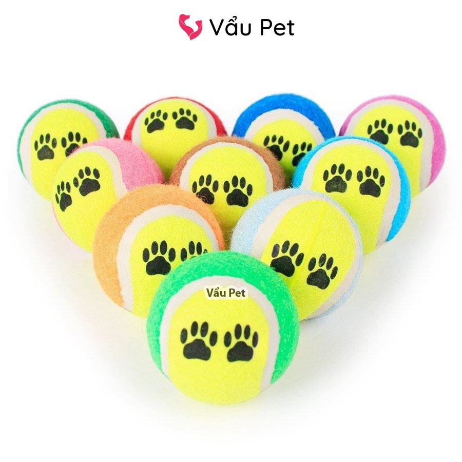 Bóng tenis đồ chơi cho chó mèo - Đồ chơi cho chó mèo thú cưng Vẩu Pet Shop